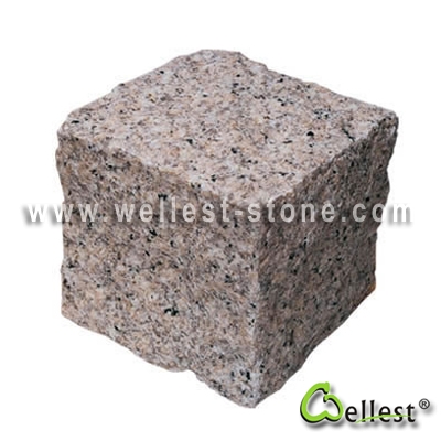 G681 Granite Cube Paving Stone 1