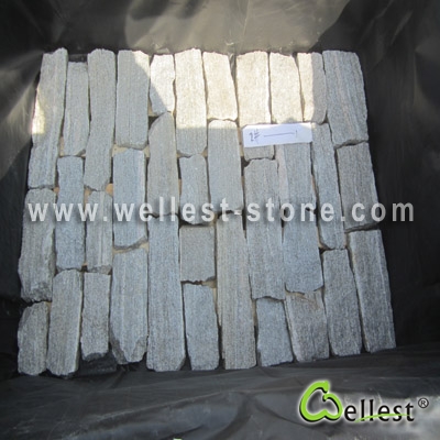 LL-302S Grey Color Loose Stone for Wall Cladding (Small Strip Type)