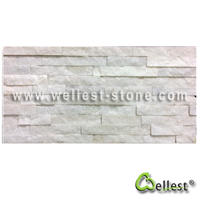 Pure White Quartzite Ledge Stone