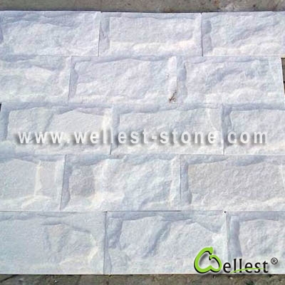 Q310A Super White Quartzite Mushroom Tile