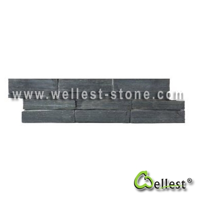 S007 Grey Slate Quartzite Cement Base Ledge Stone