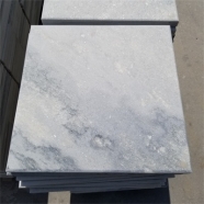 Q036 Cloudy Grey White Quartzite Marble Coping Stone With Bevel Edge 3