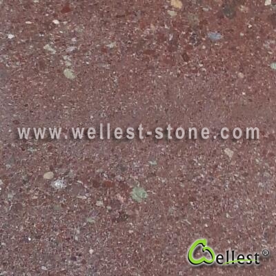 Ocean Red Porphyry Polished