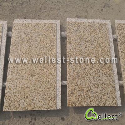 G266 Sesame Yellow Granite Facade Wall Cladding Tile with L Shape Groove