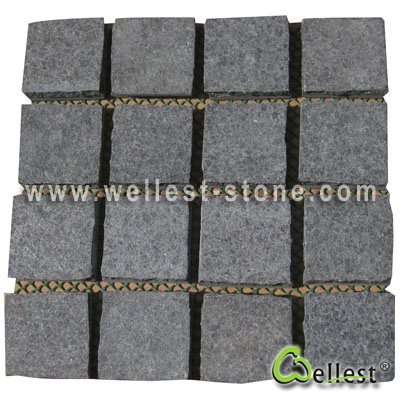 G684 Mesh Granite Paving 1