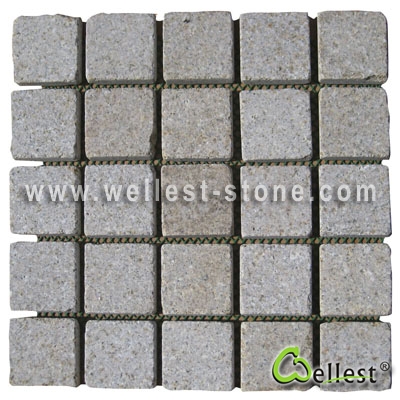 G682  Mesh Granite Paving 1