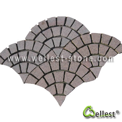 G672 Mesh Granite Paving 3