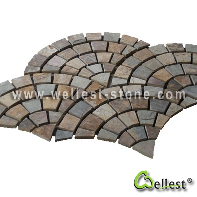 S015 Mesh Slate Paving 7