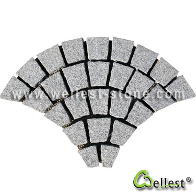 G603 Mesh Granite Paving 3