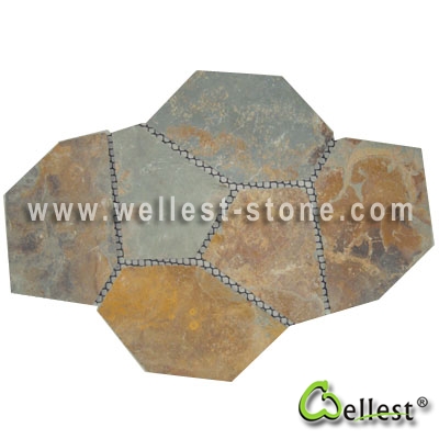 S015 Mesh Slate Paving 2