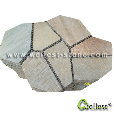 S014 Mesh Slate Paving 2