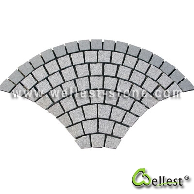 Multi Color Mesh Granite Paving 2