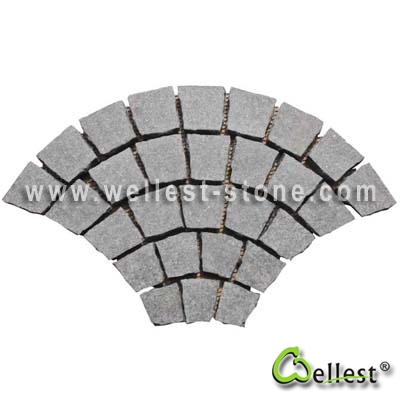 G684 Mesh Granite Paving 2