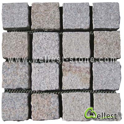 G682 Mesh Granite Paving 1