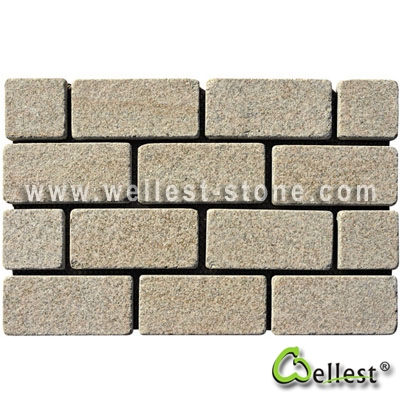 G682 Mesh Granite Paving 3