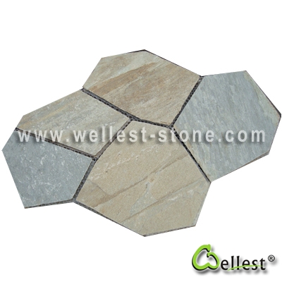 S014 Mesh Slate Paving 1