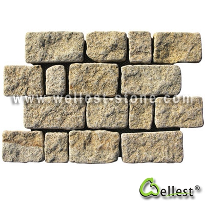 G672 Mesh Granite Paving 4