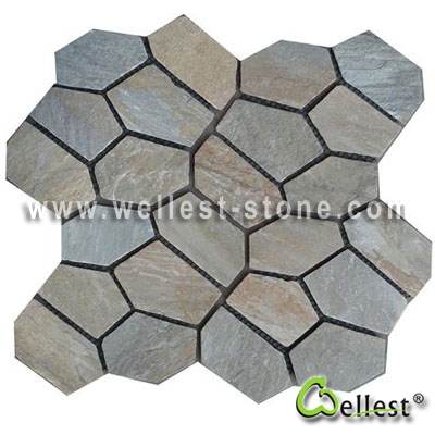 S014  Mesh Slate Paving 1