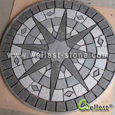 Multi Color Mesh Granite Paving 3