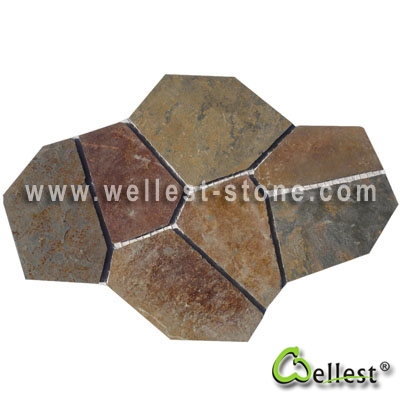 S015 Mesh Slate Paving 2