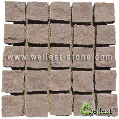 G658 Mesh Granite Paving 3