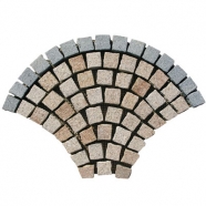 Multi Color Mesh Granite Paving 8