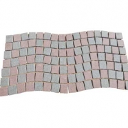 Multi Color Mesh Granite Paving 11