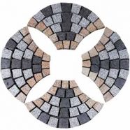 Muti Color Mesh Granite Paving 2