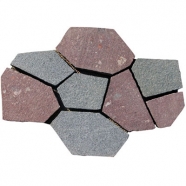 Multi Color  Mesh Granite Paving 1