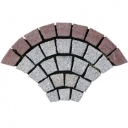 Multi Coloe Mesh Granite Paving 2