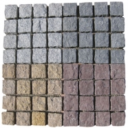 Multi Color Mesh Granite Paving 4