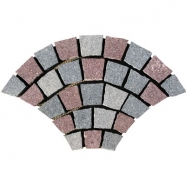 Multi Color Mesh Granite Paving 8