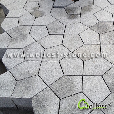 G603 Granite Cube Paving Stone 3