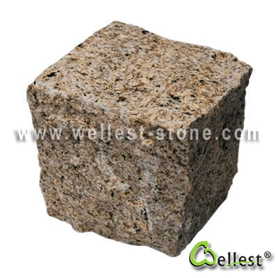 G681 Granite Cube Paving Stone 1