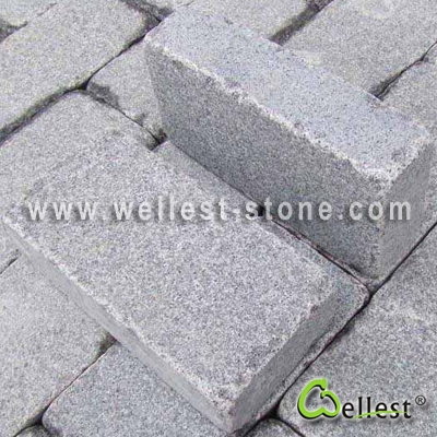 G654 Granite Cube Paving Stone 3