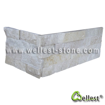 White Quzrtzite Ledge Stone