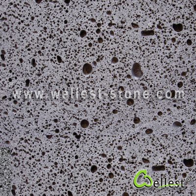 V651 -M  Black Color Volcanic Lava Stone