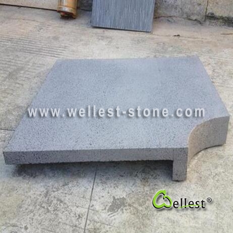 Basalt Swimming Pool Arc Copping Tile