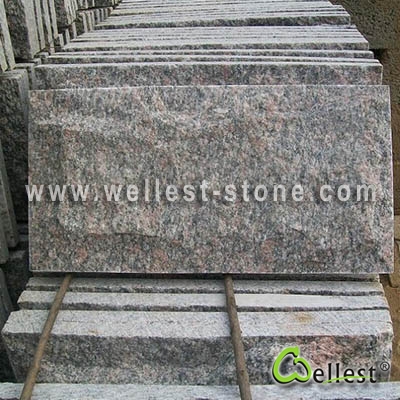 Q052 牡丹红Granite Mushroom Tile