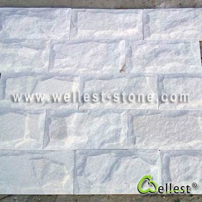 Q310A Super White Quartzite Mushroom Tile