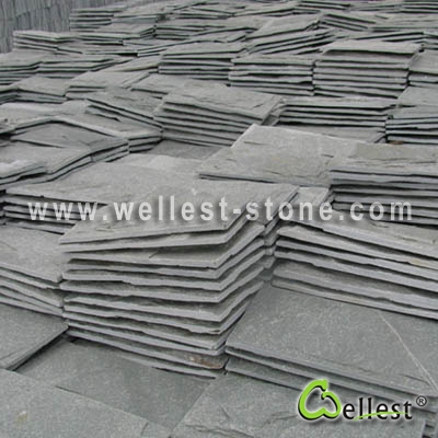 S007 Grey Slate Mushroom Tile 3