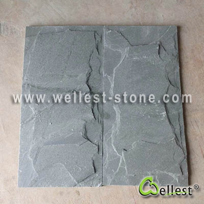 S007 Grey Slate Mushroom Tile