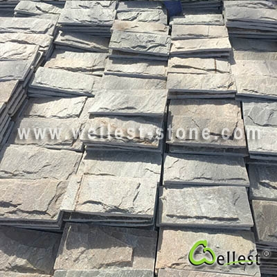 S014 Mixed Beige Slate Mushroom Tile 2