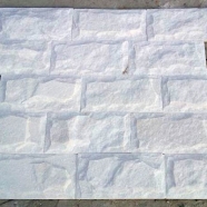 Q310A Super White Quartzite Mushroom Tile