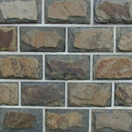 S015 Multi-Color Slate Mushroom Tile