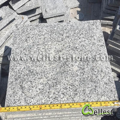 G603 Luner Pearl Salted and Pepper Light Grey Granite Mushroom Tile 2