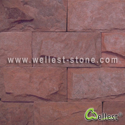 SY160 Red Sandstone Mushroom Tile