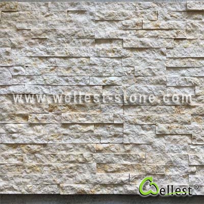 Franch Golden Flower Marble Ledge Stone Polished Finished