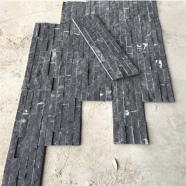 Nero Marquina Marble Ledge Stone Split Finished 1