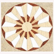 WJM-007 Marble Pattern Water Jet Medallion